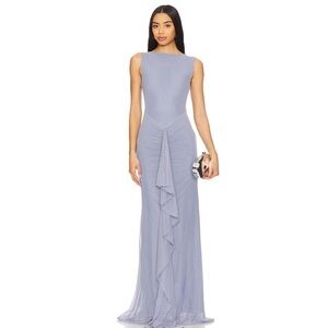 Ellie Maxi Dress in Dusk Blue